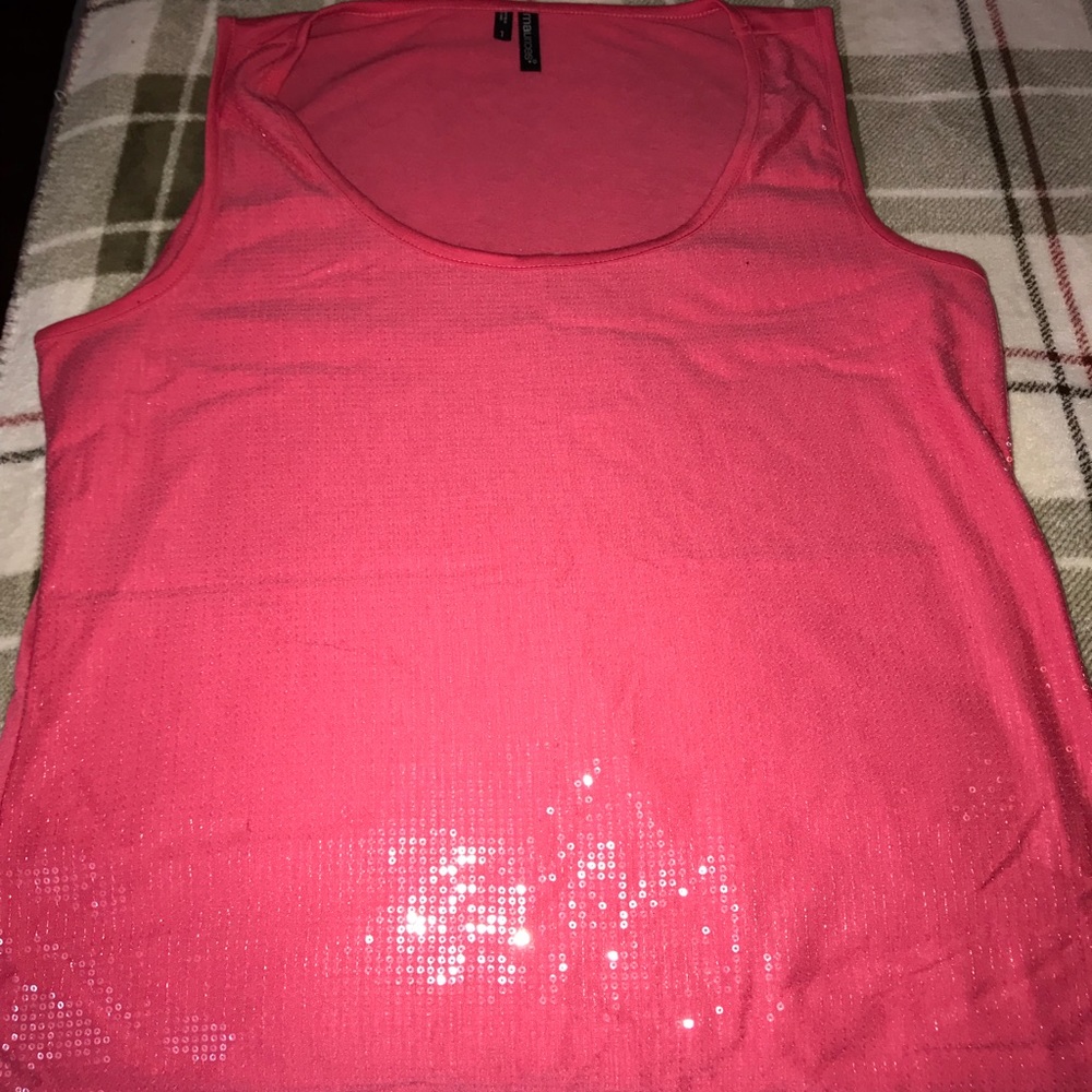 Never worn Maurice’s glitter tank. Size 1 (1x)